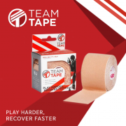 팀테이프 베이지/Team Tape 5cm x 5m Roll Beige /유럽수출테이핑